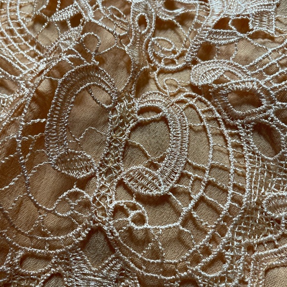 Nicolette Yellow Sundress with lace maxi - Picture 7 of 7